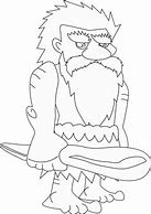 Image result for Cartoon Caveman Chisel Black and White