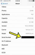 Image result for Serial Number On Back of iPhone
