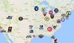 Image result for Closest NBA Team Map