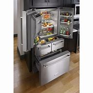 Image result for kitchenaid french doors refrigerator