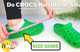 Image result for How to Size Crocs