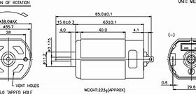 Image result for DC Motor Dimensions