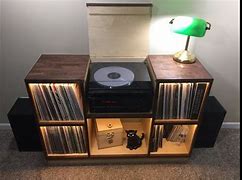 Image result for Record Player Turntable Cabinet
