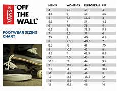 Vans Youth Clothing Size Chart