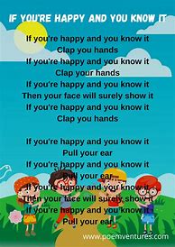 Image result for If You're Happy and You Know It Song