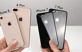 Image result for iPhone 7 Plus 8 Plus Size Comparison