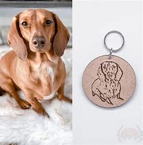 Image result for Personalized Pet Photo Engraved Keychain