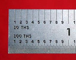 Image result for Tenths to Inches Tap Measure