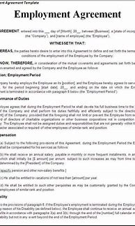 Image result for Free Terms of Employment Template