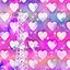 Image result for Colorful Glitter Hearts Wallpaper