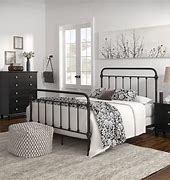 Image result for Bedrooms with Black Iron Beds