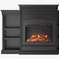 Image result for Electric Fireplace with Shelves
