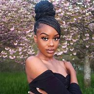 Image result for Box Braids Updo Styles