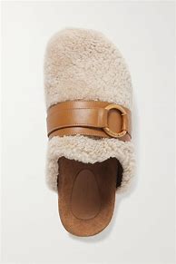 Image result for Chloe Shearling Slippers