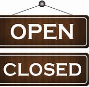 Image result for Open Closed-Door Sign