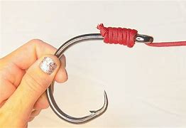 Image result for How to Tie a Hook On a Fishing Rod