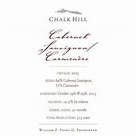 Image result for Chalk Hill Chairman's Club Cabernet Carmenere