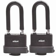 Image result for Push Button Padlock Long Shackle
