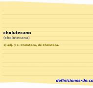 Image result for cholutecano