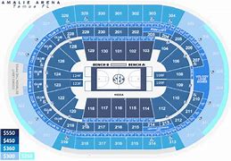 Image result for Amalie Arena Seating Chart Club 5