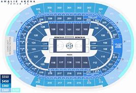 Image result for Amalie Arena Seating Chart Section 10 Row N