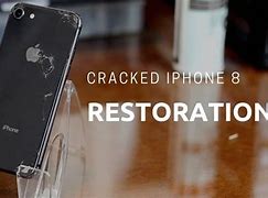 Image result for Cracked iPhone 8