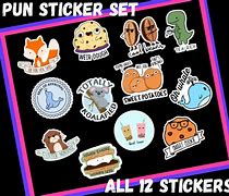 Image result for Cute Short Pun Stickers