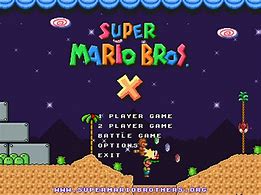 Image result for Super Mario Bros X Game