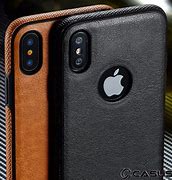 Image result for Leather iPhone X Max Case