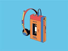 Image result for Walkman Drawing