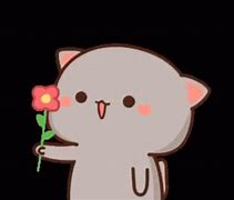 Image result for Cute Smile Cat Flower Meme