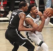 Image result for KD Next to Giannis
