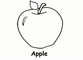 Image result for Apple Coloring Page