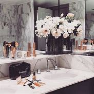 Image result for Aesthetic Rose Gold Bathroom