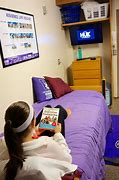Image result for Pics of a TV in a Dorm