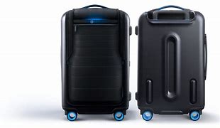 Image result for Blue Suitcase with Label