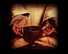 Image result for Jesus with Bread and Wine