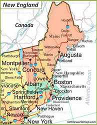 Image result for New England On a Full Map