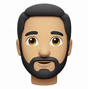 Image result for Man Black Hair Emoji