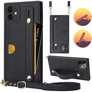 Image result for Leather iPhone 11 Case with Card Holder