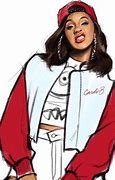 Image result for Cardi B Cartoon