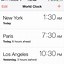Image result for iPhone Clock Display at Night