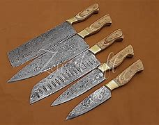 Image result for Damacus Chef Knives Set