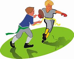 Image result for Clip Art of Boy Playing Flag Football