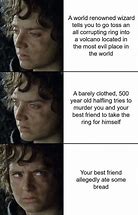 Image result for Black Frodo Meme