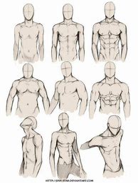 Image result for Upper Body Poses Drawing