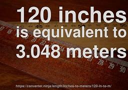Image result for 2 Meters to Inches