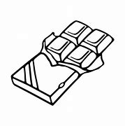 Image result for Outline Drawing Chocolate Candy Bars