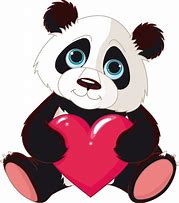 Image result for Panda Sticker Love
