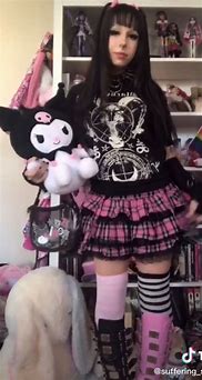 Image result for Kawaii Goth Alt Outfits